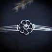 Rosette Bloom Silver Bracelet