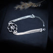 Rosette Bloom Silver Bracelet