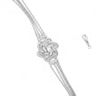 Petal Knot Silver Bracelet