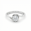 Modern Solitaire Engagement Ring