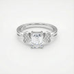Heart Side Emerald Ring