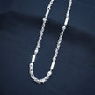 Aesthetic Barrel Silver Chain