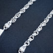 Aesthetic Barrel Silver Chain