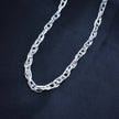 Square Link Silver Chain
