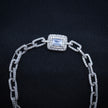 Radiant Link Halo 925 Silver Bracelet