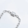 Radiant Link Halo 925 Silver Bracelet