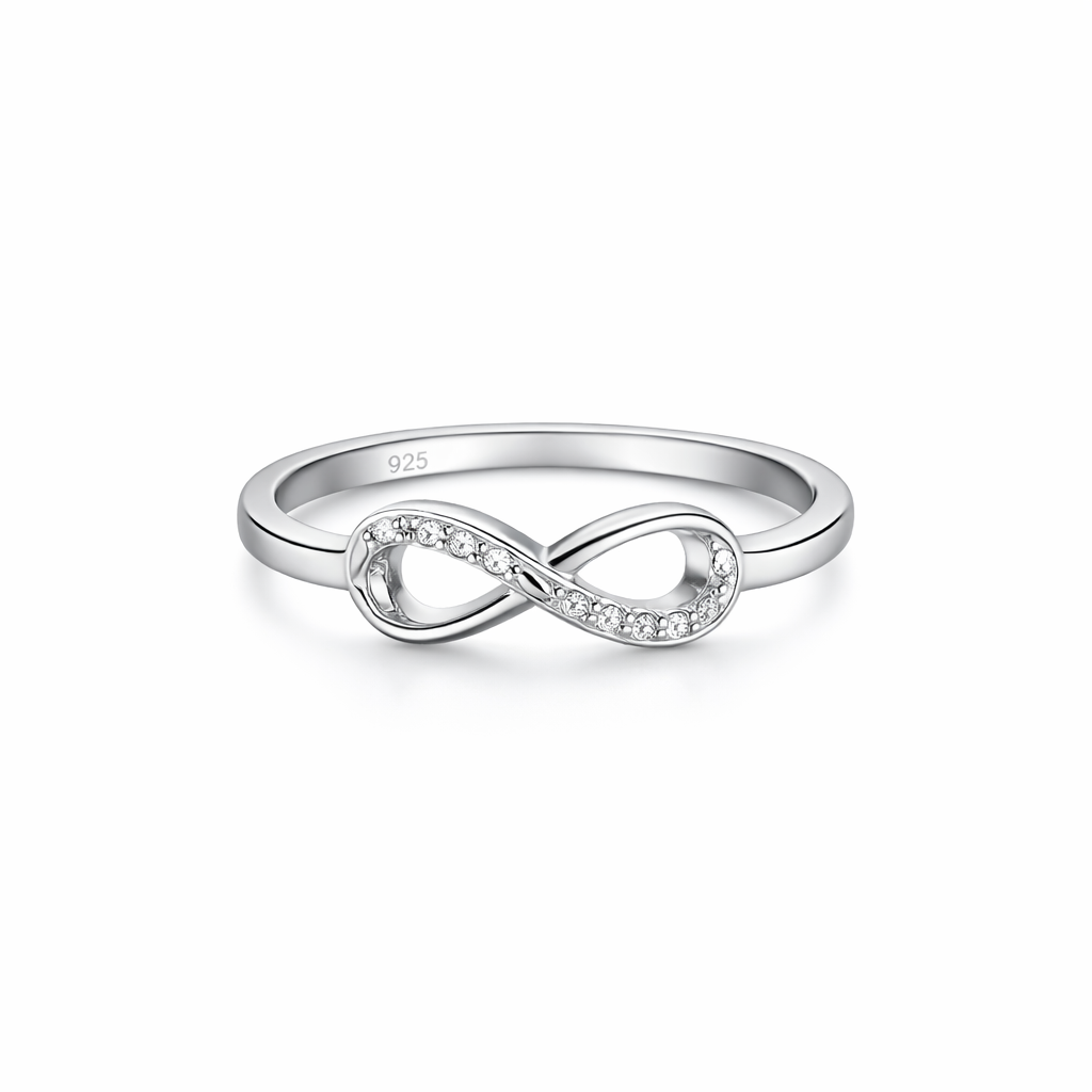 Infinity Pavé Band Ring