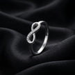 Infinity Pavé Band Ring