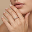 Infinity Pavé Band Ring