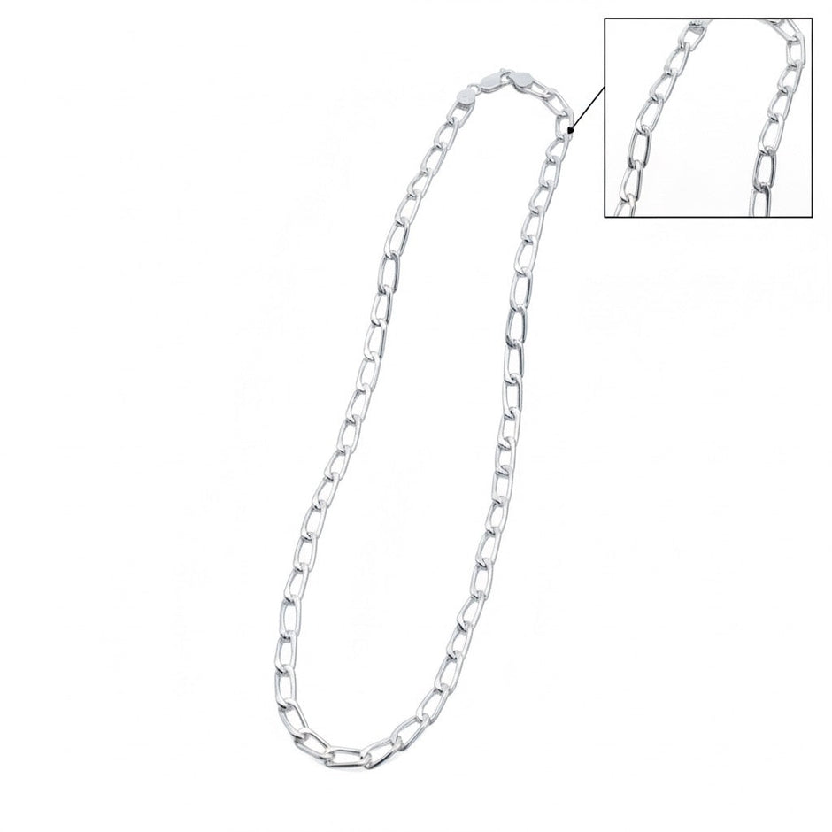 Clip Link Silver Chain