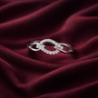 Interlocking Oval Pavé Ring