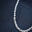 Barrel Silver Chain