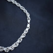 Barrel Silver Chain