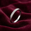 Curved Pavé Wedding Band Ring