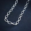 Oval Link Silver Chain