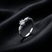 Three Stone Solitaire Engagement Ring