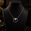 Heart Circle Pendant Necklace
