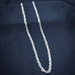 Rope Twist Silver Chain
