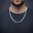 Rope Twist Silver Chain