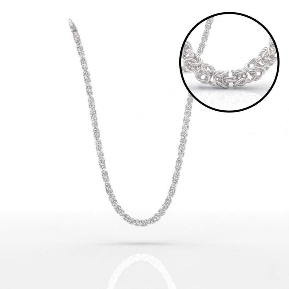 Byzantine Silver Chain