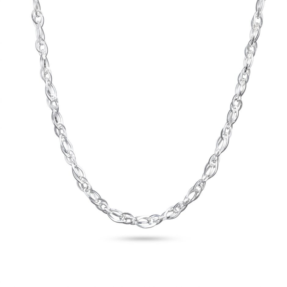 Interlocking Double Oval Chain