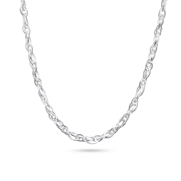 Interlocking Double Oval Chain