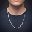 Classic Rolo 925 Sterling Silver Men's Chain