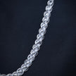 Premium Designer Mesh Link Silver Chain