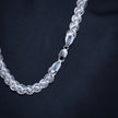 Premium Designer Mesh Link Silver Chain