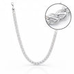 Premium Designer Mesh Link Silver Chain