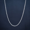Geometric Link Modern Silver Chain