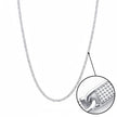Geometric Link Modern Silver Chain