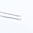 Twin Rod Antique Silver Anklet