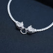Panther Head Silver Chain