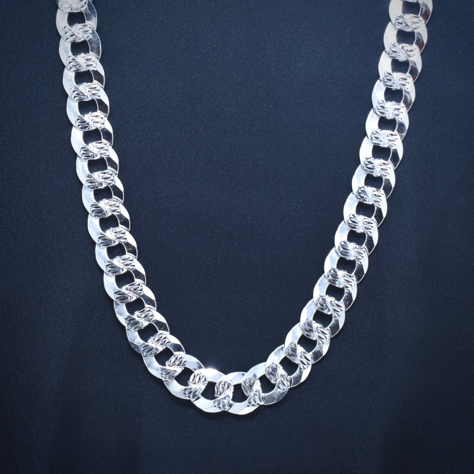 Chunky Cuban Link Silver Chain