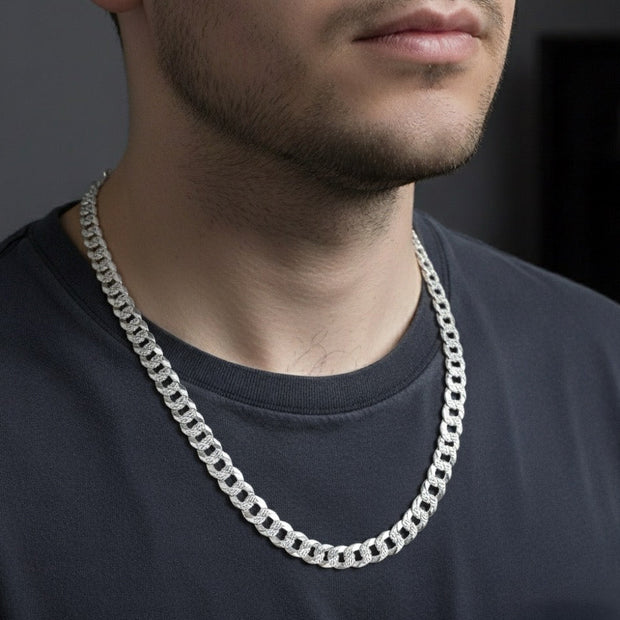 Chunky Cuban Link Silver Chain
