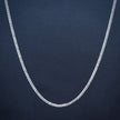 Sleek Slim Silver Chain