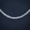 Sleek Slim Silver Chain
