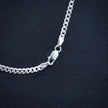 Sleek Slim Silver Chain