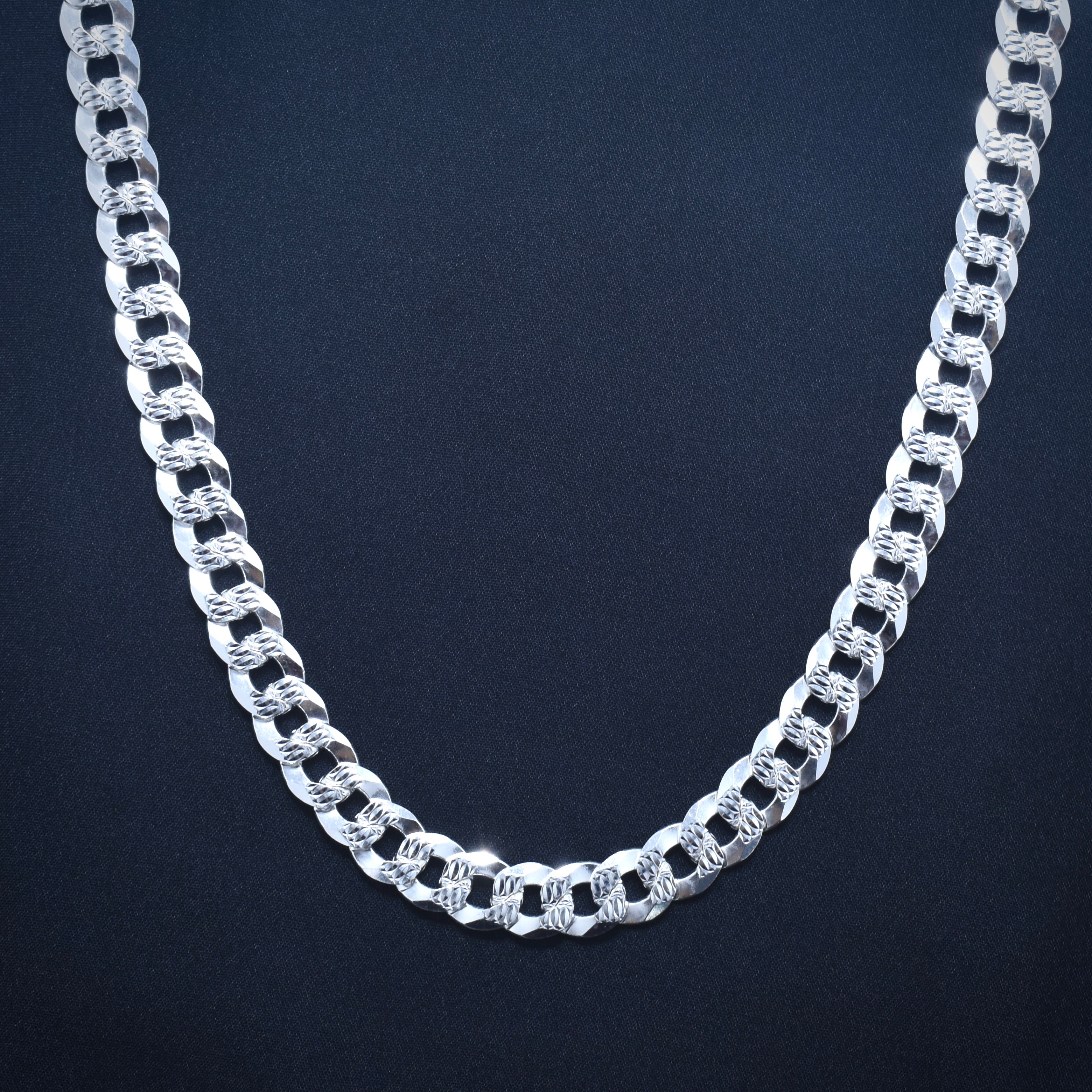 Diamond Cut Shine Silver Chain