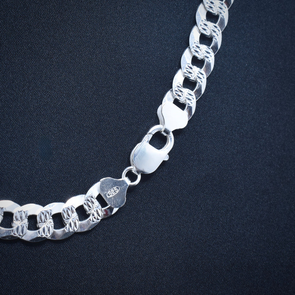 Diamond Cut Shine Silver Chain