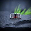 Triple-Ruby Turkish Signet Ring