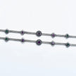 Dual Colour Stone Antique 925 Silver Anklet