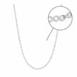 Sparkle Dot Round Silver Chain