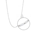 Petite Heart Link Silver Chain