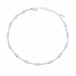 Dewdrop Glimmer 925 Silver Anklet