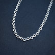 Classic Round Loop Silver Chain