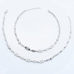 Loop Pattern Silver Anklet