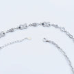 Loop Pattern Silver Anklet
