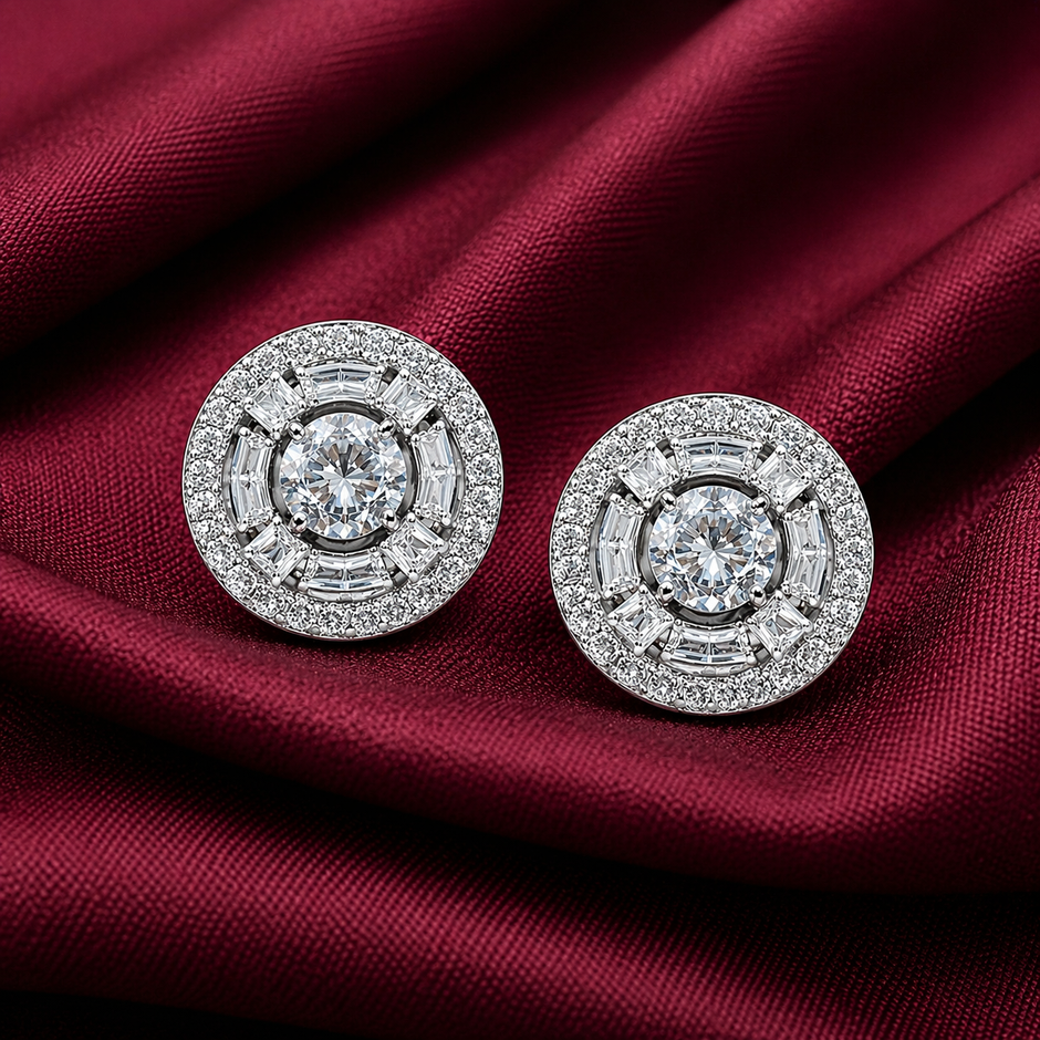 Wheel Solitaire Halo Studs